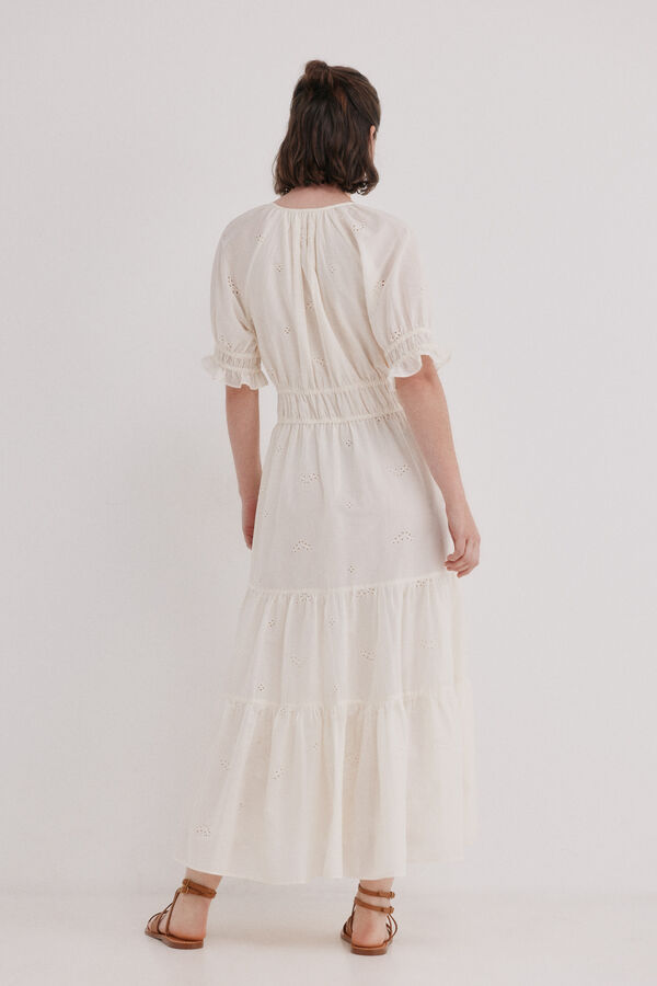 Hoss Intropia Alana. Vestido midi Blanco