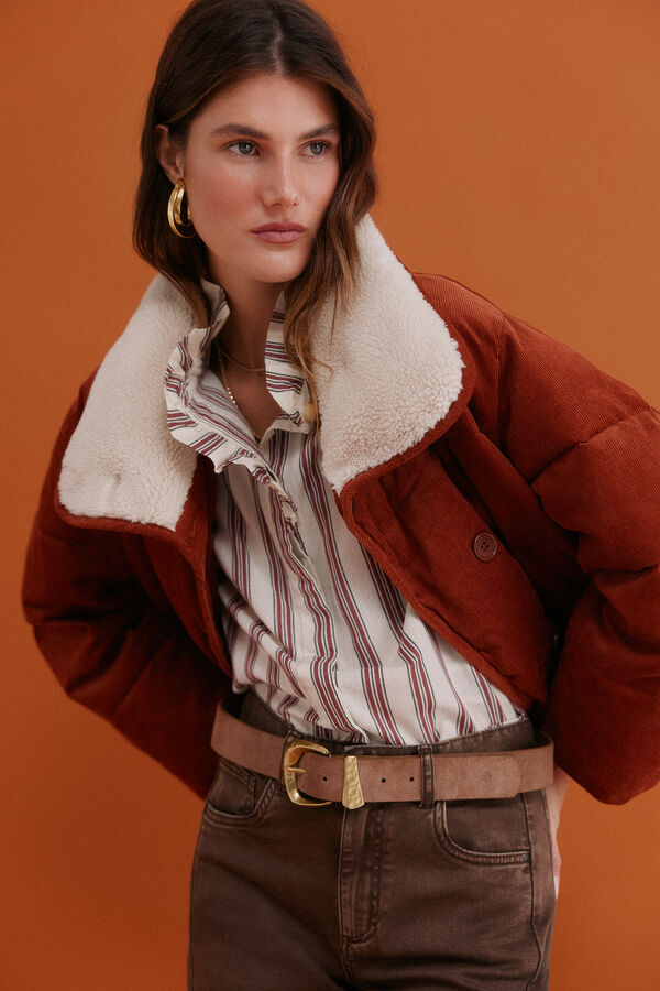 Hoss Intropia Debra. Deportiva acolchada Naranja