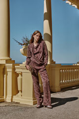 Hoss Intropia Concha. Blusa jacquard Marron