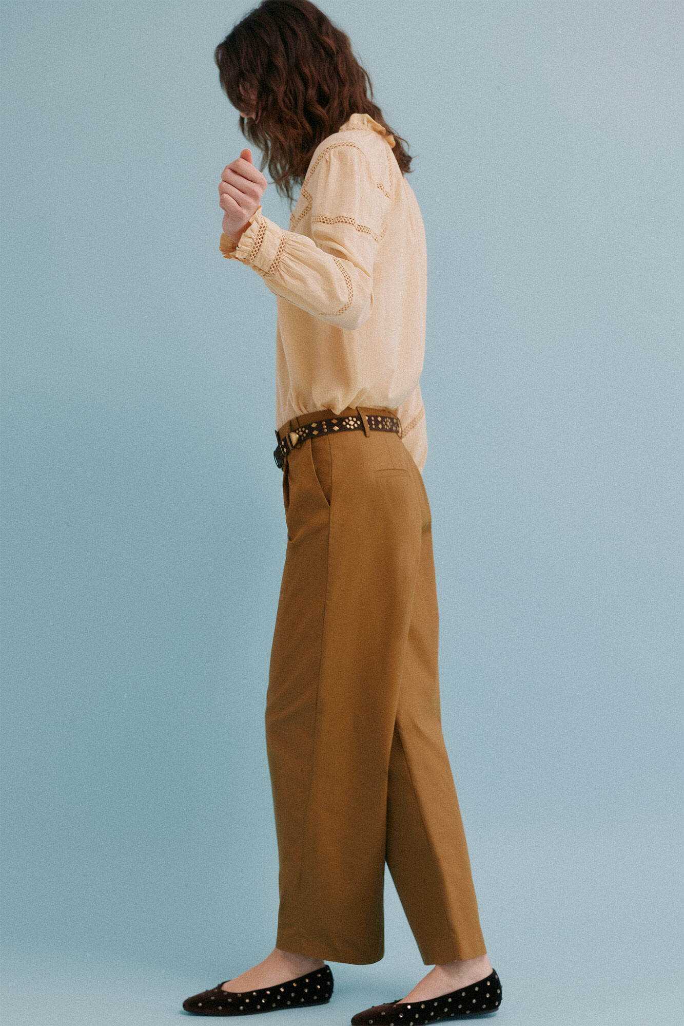 Hoss Intropia Paula. Pantal&oacute;n con pliegues