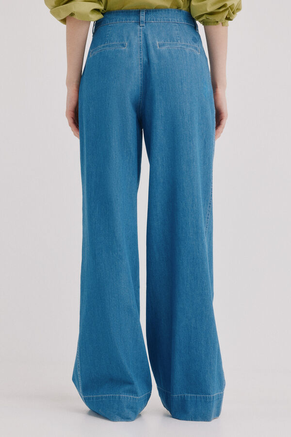 Hoss Intropia Bibiana. Jeans pernera ancha Azul marino
