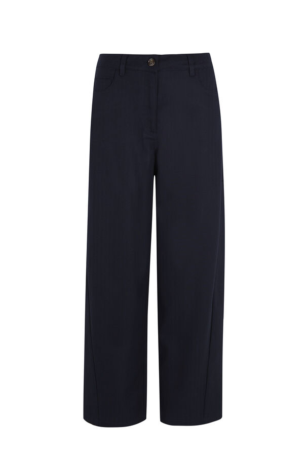 Hoss Intropia Praisa. Pantal&oacute;n de espiga Azul marino