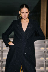 Hoss Intropia Farah. Abrigo cruzado Azul marino