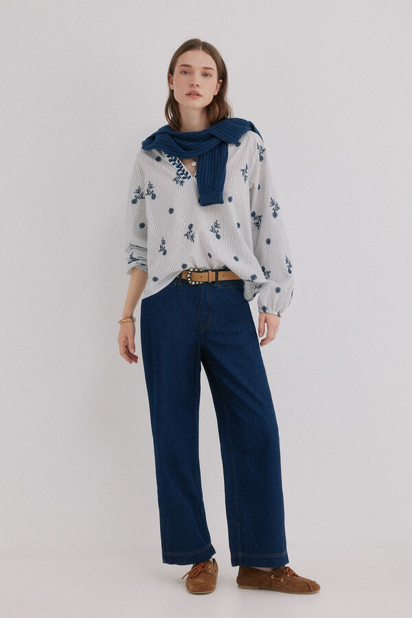 Hoss Intropia Casey. Blusa a rayas Azul