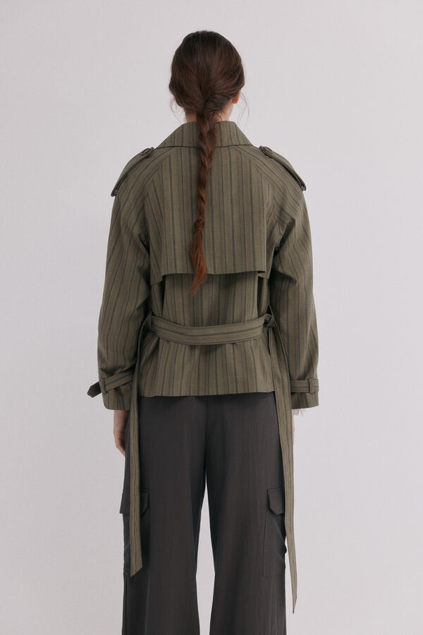 Hoss Intropia Elvira. Trench corta Verde