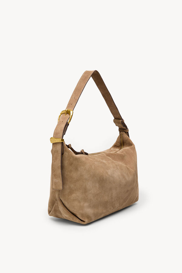 Hoss Intropia Natalia. Bolso de serraje Marron oscuro