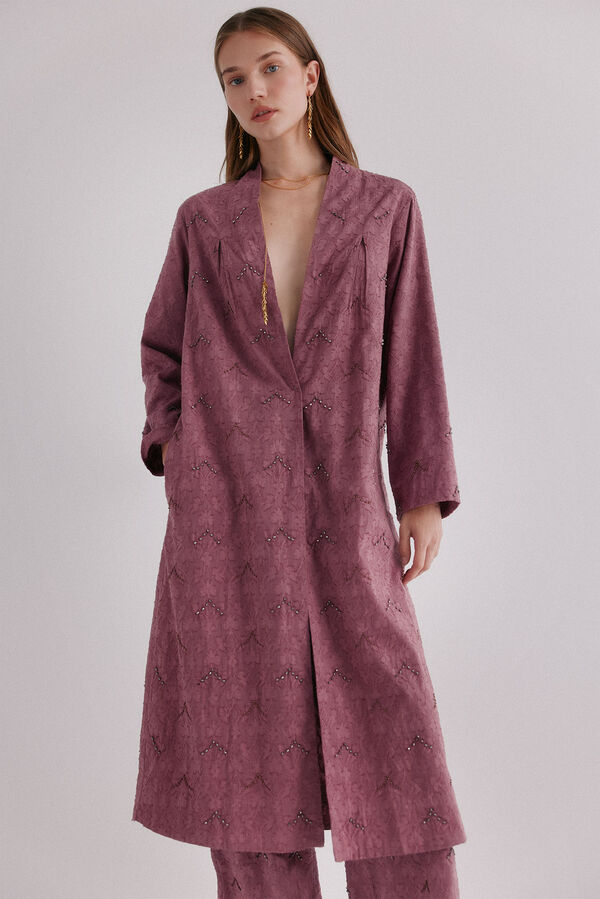 Hoss Intropia Estelle. Kimono jaquard Rosa