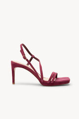 Hoss Intropia Mireia. Sandalias tac&oacute;n ante Lila