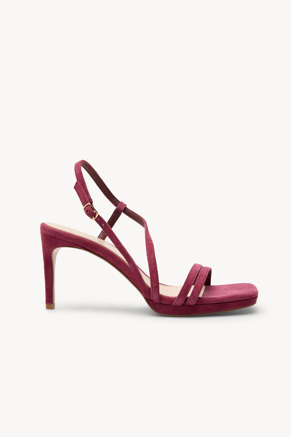 Hoss Intropia Mireia. Sandalias tac&oacute;n ante Lila