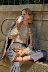 Hoss Intropia Neus. Jersey cuello redondeado Gris