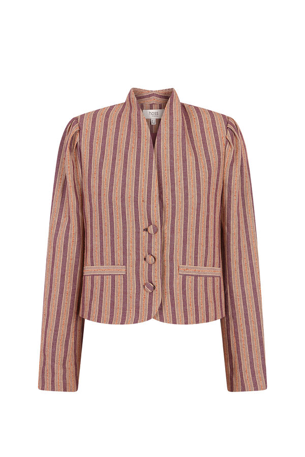 Hoss Intropia Edena. Chaqueta a rayas Estampado morado