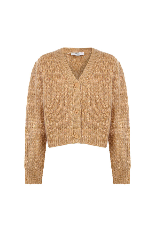 Hoss Intropia N&eacute;rida. Chaqueta de tricot Beige