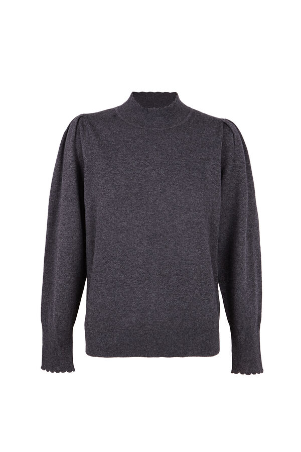 Hoss Intropia Ingrid. Jersey manga larga Gris