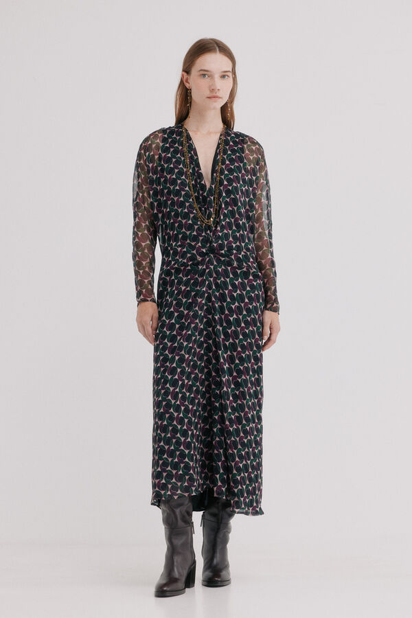 Hoss Intropia Azelie. Vestido estampado Multicolor