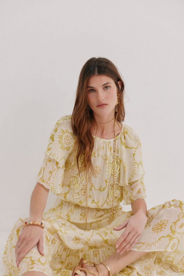 Hoss Intropia Alisha. Vestido largo flu&iacute;do Multicolor