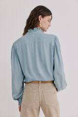 Hoss Intropia Carlota. Blusa rom&aacute;ntica Azul