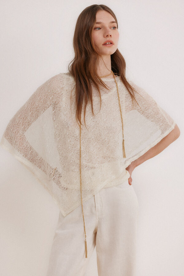 Hoss Intropia Mara. Camiseta dos en uno Marfil