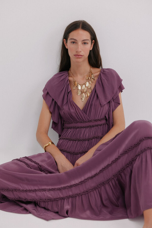 Hoss Intropia Anna. Vestido fluido Morado