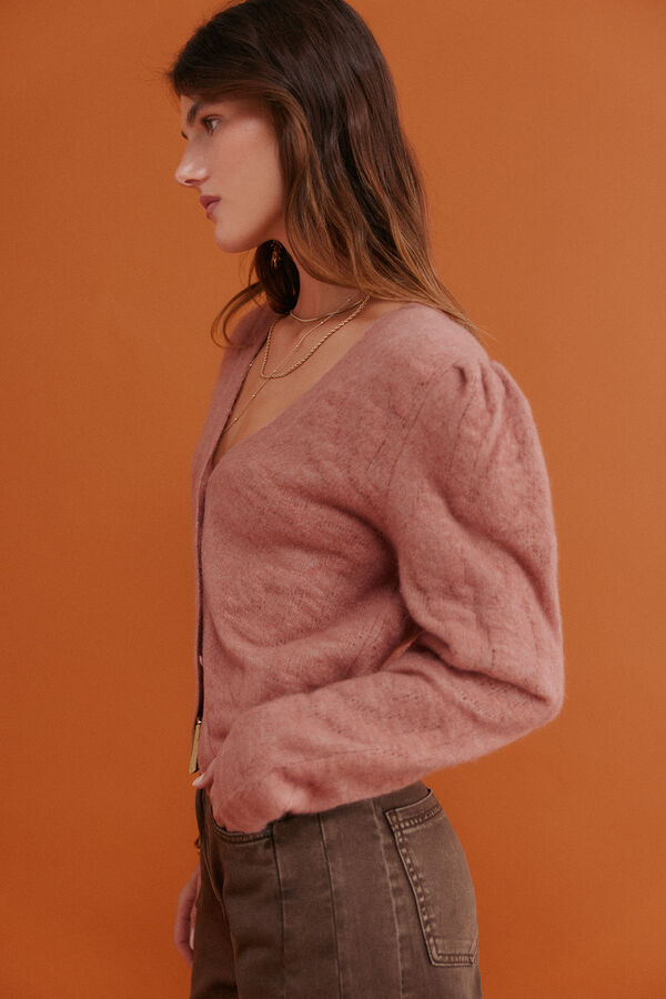 Hoss Intropia Nola. Chaqueta de tricot Rosa