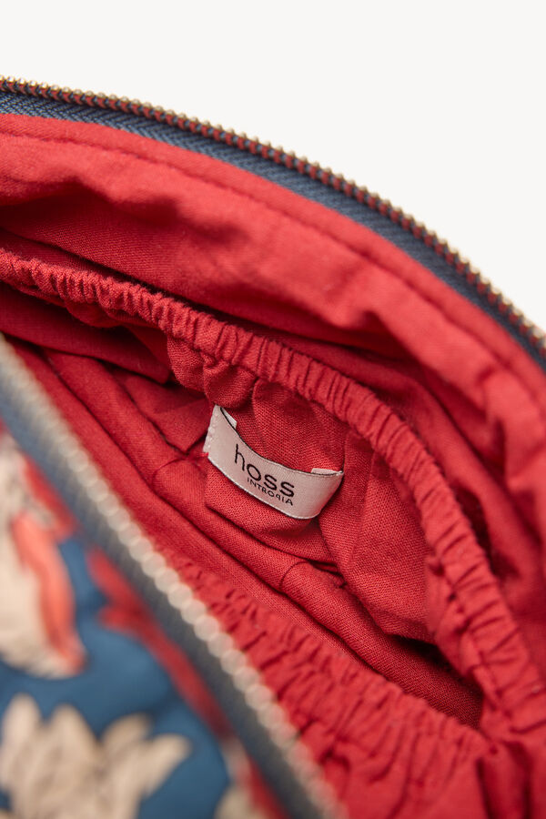 Hoss Intropia Loreta. Neceser grande estampado Estampado azul