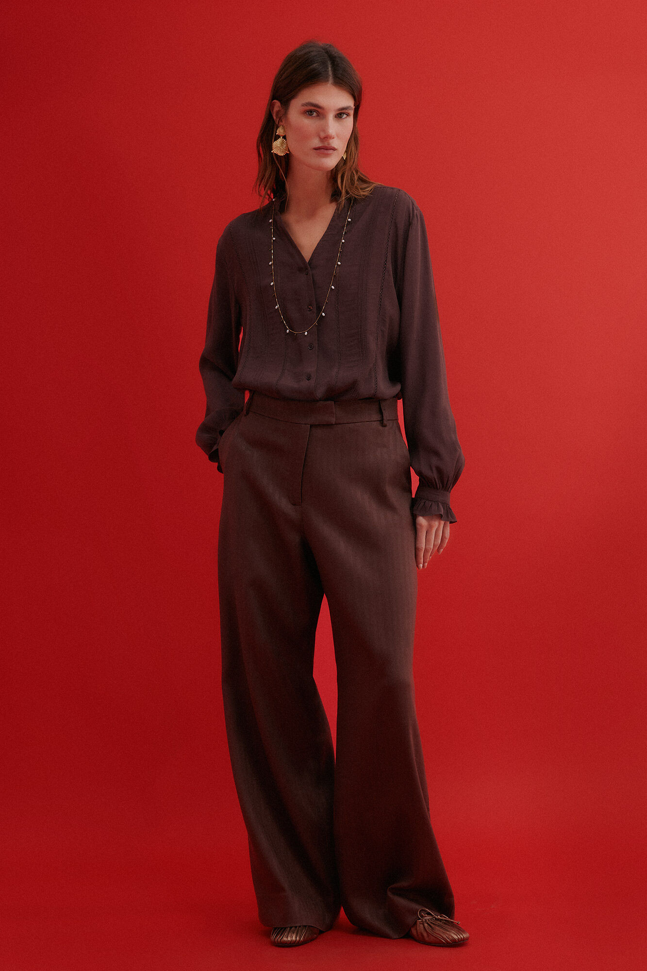 Hoss Intropia Clementine. Blusa manga larga