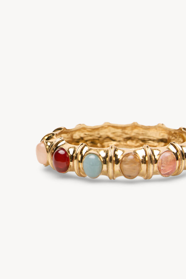 Hoss Intropia Lena. Pulsera piedras. Dorado