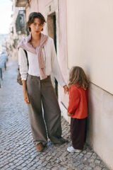 Hoss Intropia Paodra. Pantal&oacute;n culotte Kaki