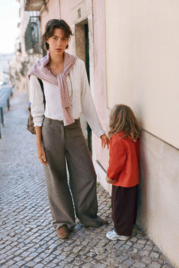 Hoss Intropia Paodra. Pantal&oacute;n culotte Kaki