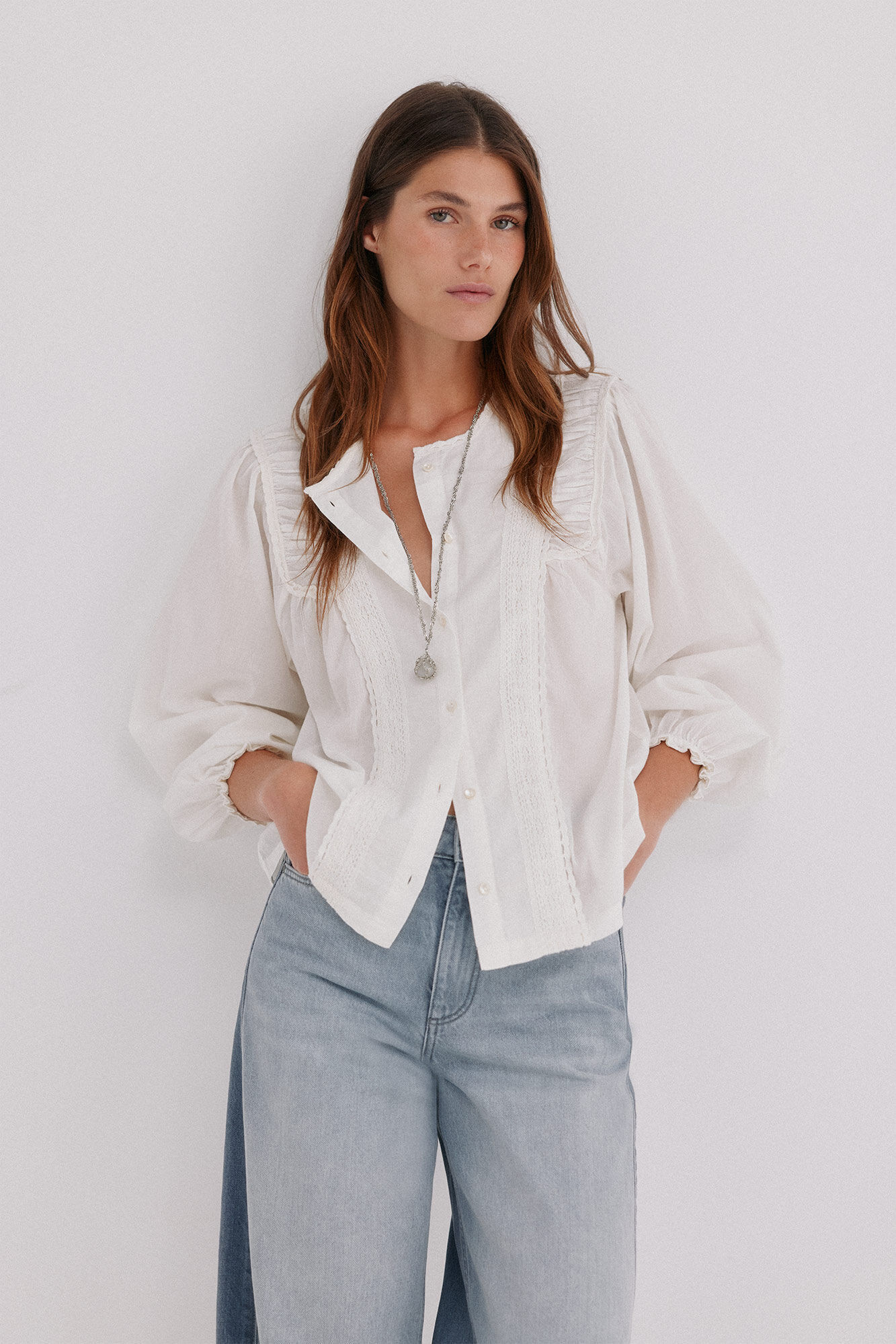 Hoss Intropia Caelia. Blusa flu&iacute;da
