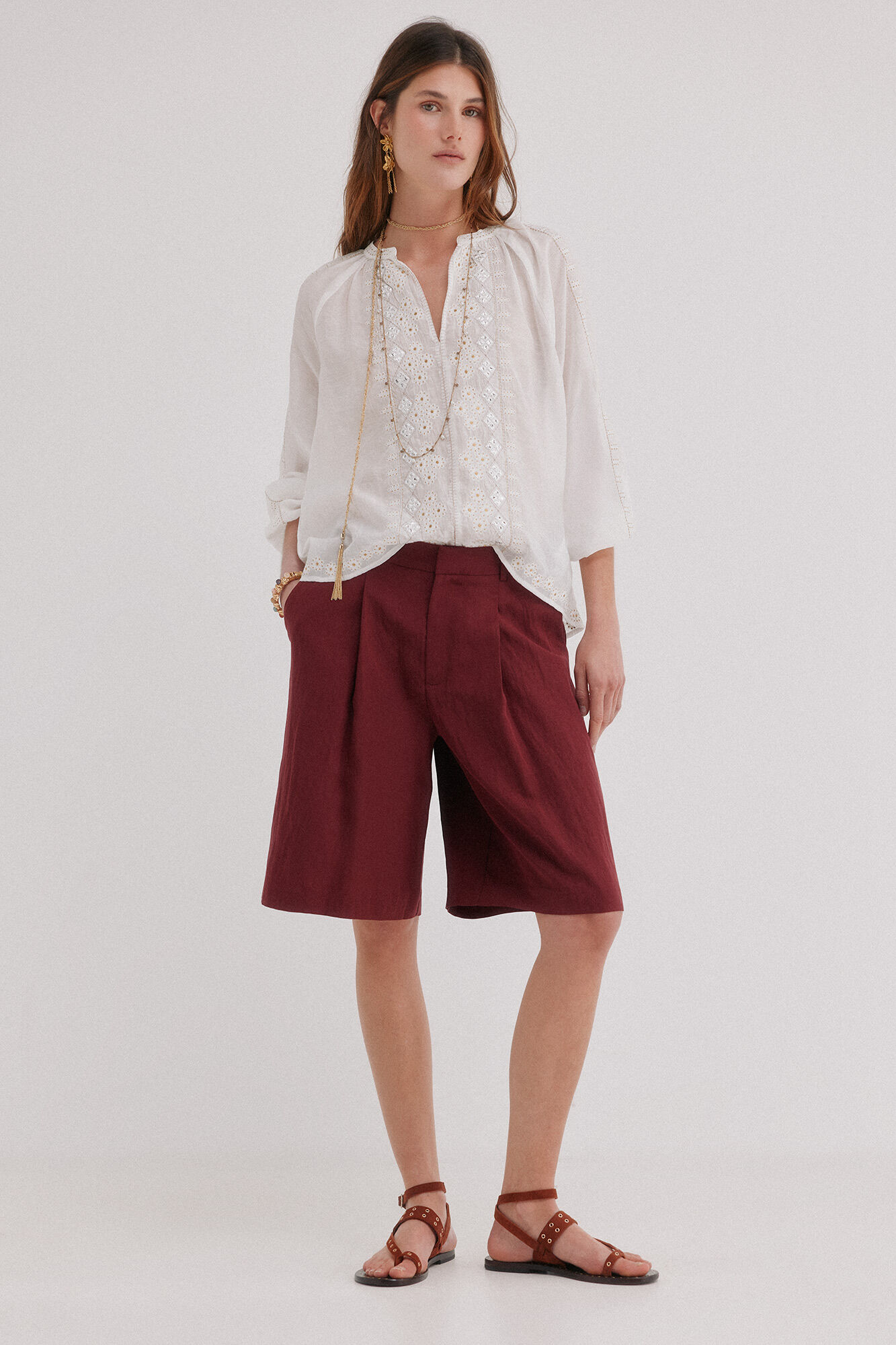 Hoss Intropia Constance. Blusa manga larga
