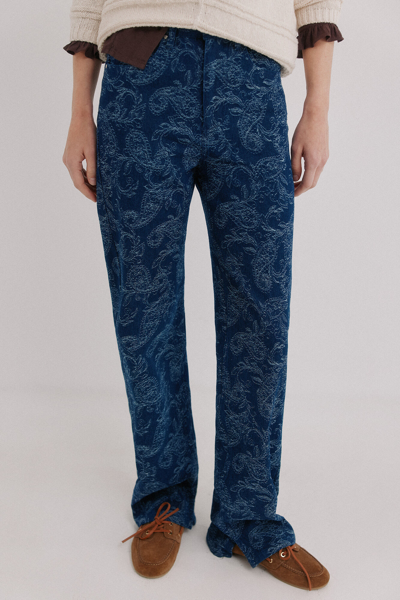 Hoss Intropia Brenda. Vaqueros jacquard
