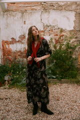 Hoss Intropia Adela. Vestido estampado Estampado Marron