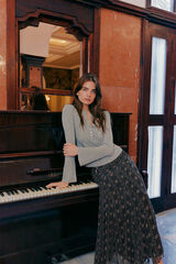 Hoss Intropia Roc&iacute;o. Falda estampada Multicolor