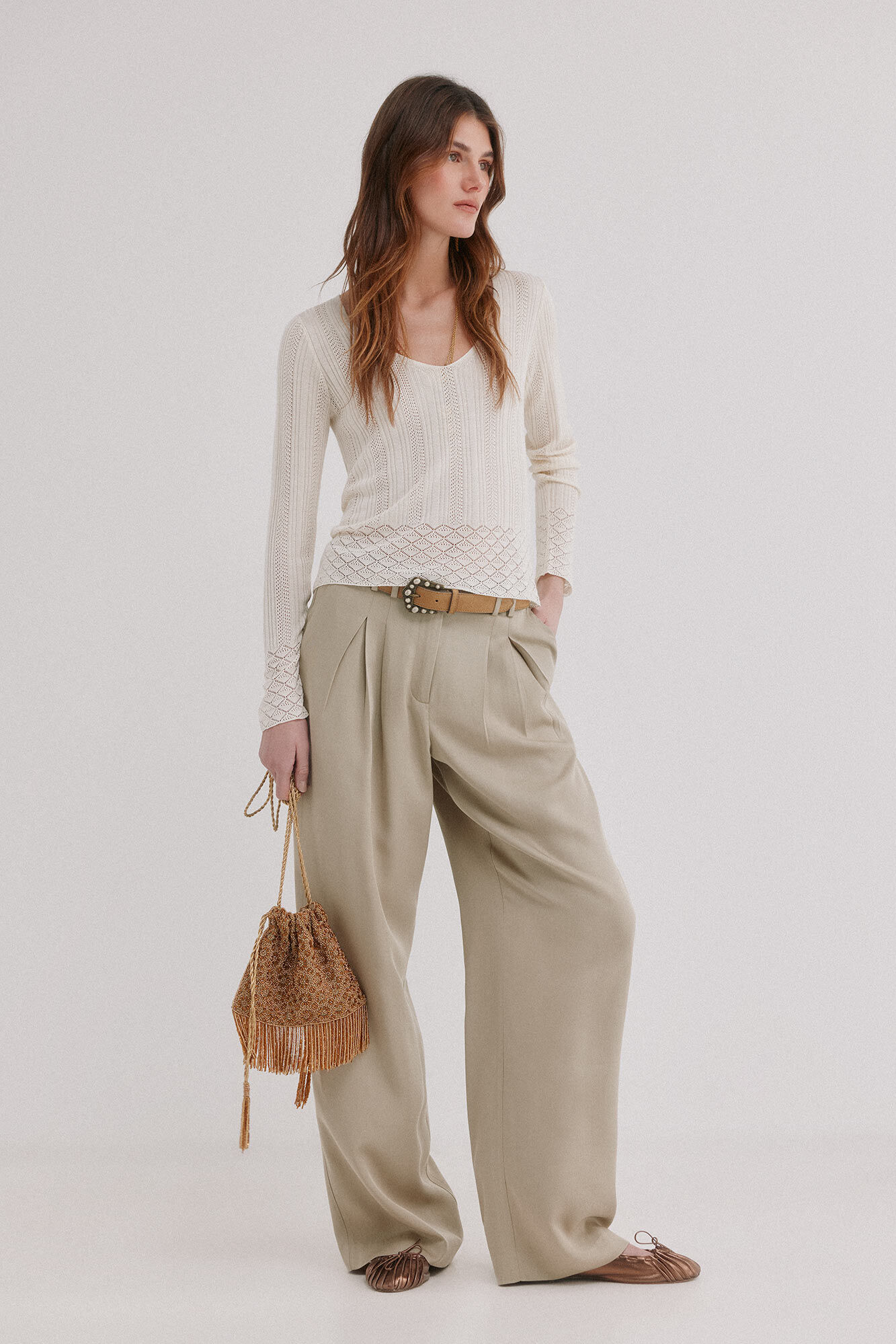 Hoss Intropia Ingrid. Top calado