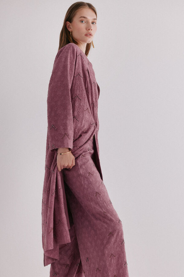 Hoss Intropia Estelle. Kimono jaquard Rosa