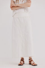Hoss Intropia Roxane. Falda pareo Blanco