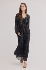 Hoss Intropia Aitana. Vestido con bordado Morado