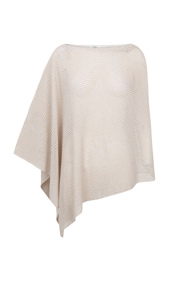 Hoss Intropia Ilduara. Capa asim&eacute;trica de punto Beige