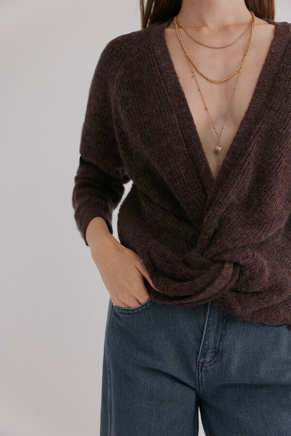 Hoss Intropia Nicoletta. Jersey nudo Marron