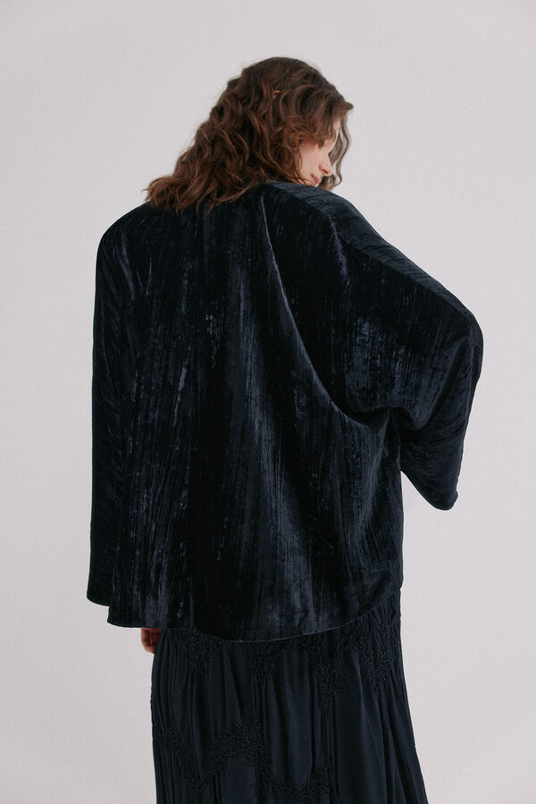 Hoss Intropia Ellen. Chaqueta de terciopelo Negro