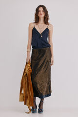 Hoss Intropia Riley. Falda lentejuelas Multicolor