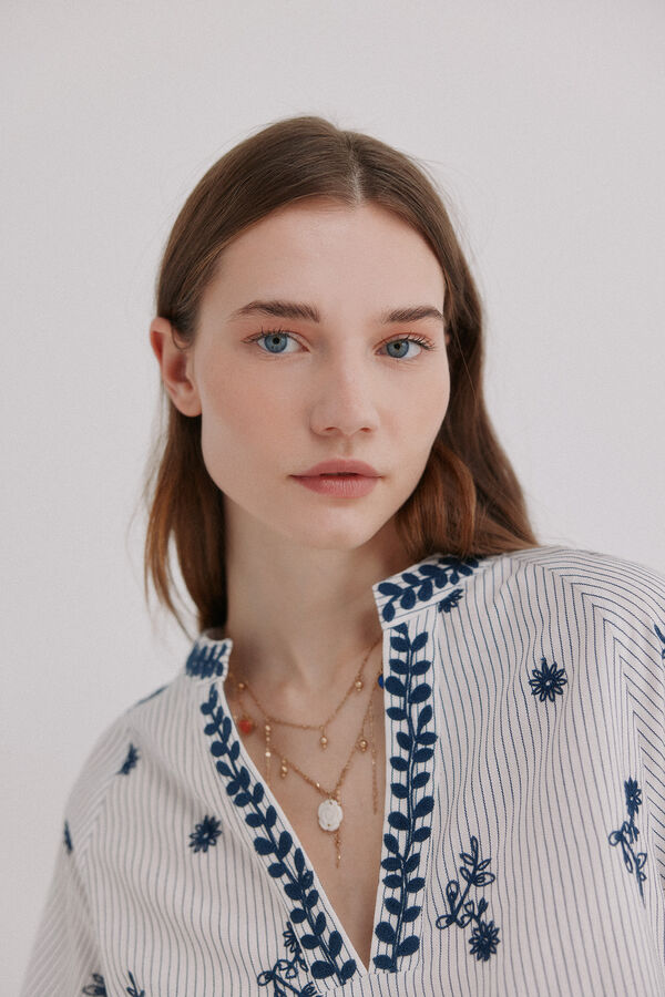 Hoss Intropia Casey. Blusa a rayas Azul