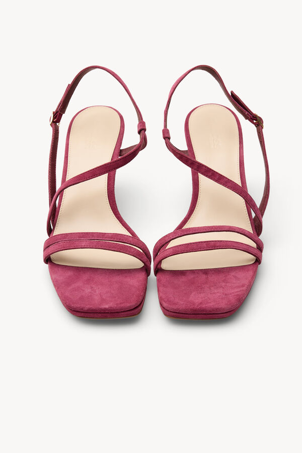 Hoss Intropia Mireia. Sandalias tac&oacute;n ante Lila