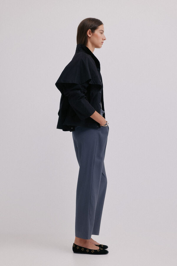 Hoss Intropia Piper. Pantal&oacute;n con lazada Gris