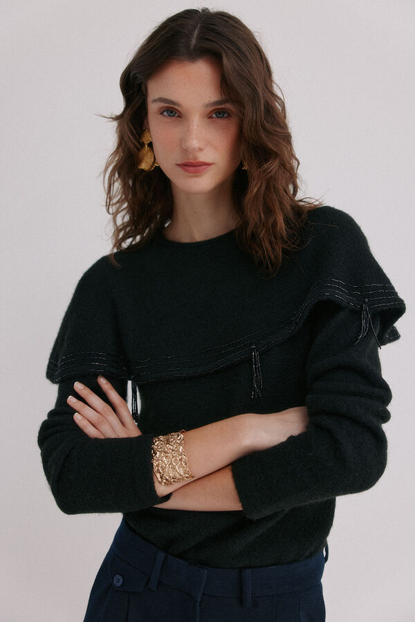 Hoss Intropia Izar. Jersey con capa Negro