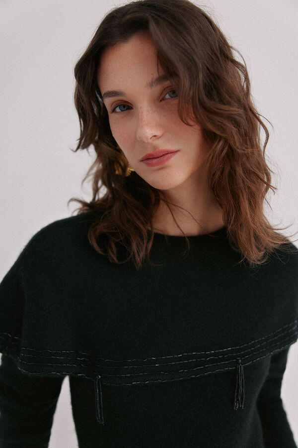 Hoss Intropia Izar. Jersey con capa Negro