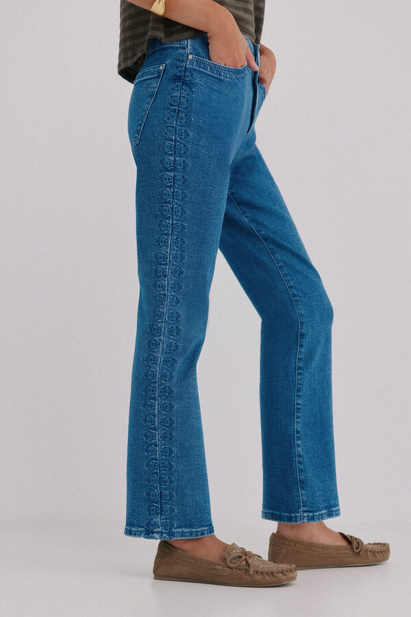 Hoss Intropia Bernadette. Vaqueros bootcut Azul