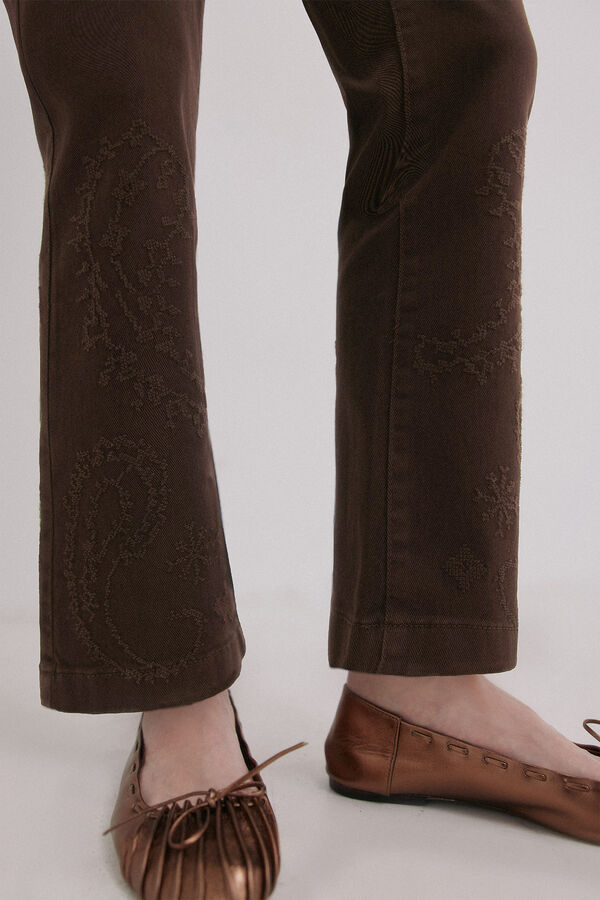 Hoss Intropia Bela. Vaqueros corte bootcut Marron oscuro