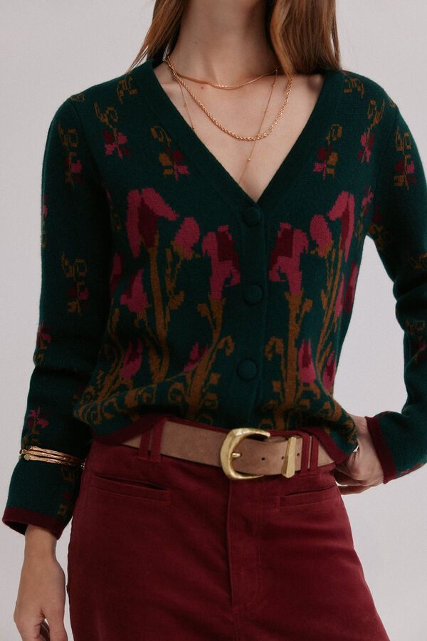 Hoss Intropia Itzel. C&aacute;rdigan jacquard Multicolor