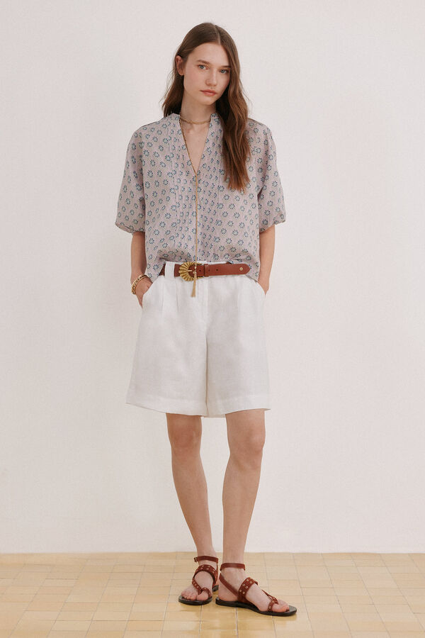 Hoss Intropia Constanza. Blusa estampada Lila